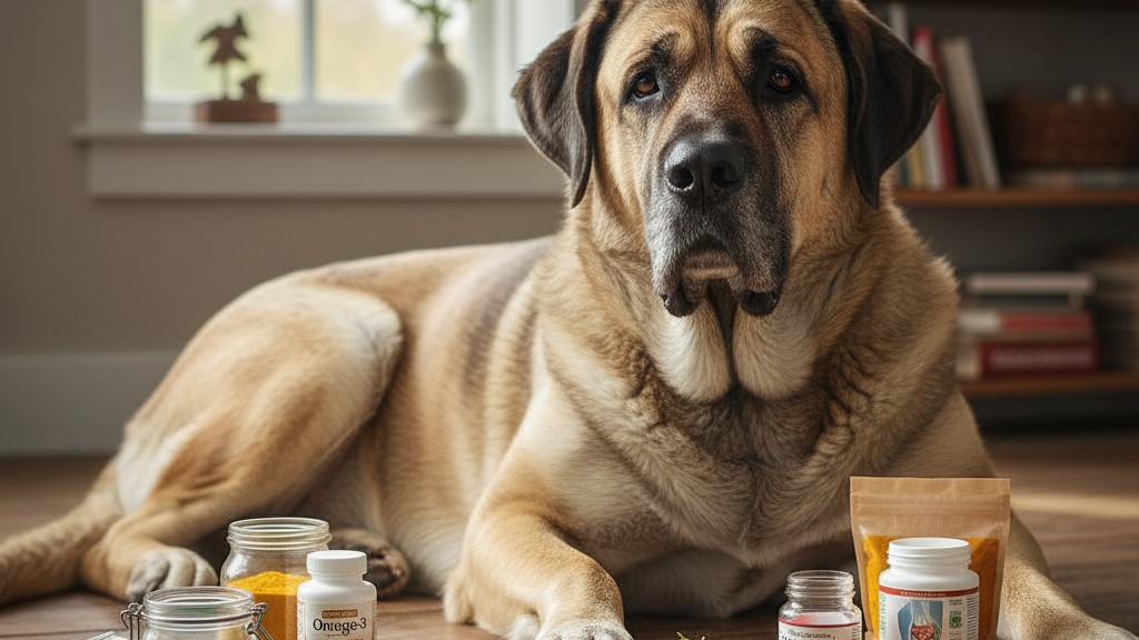 Suplementos naturales que benefician la salud del Mastín Español