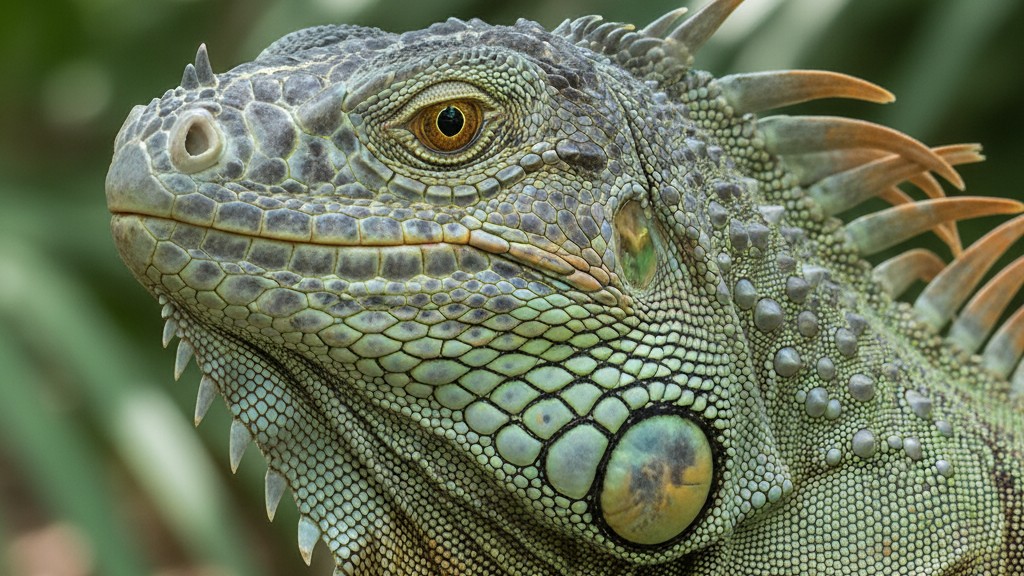 Iguana verde