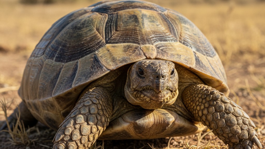 Tortuga rusa (Testudo horsfieldii)
