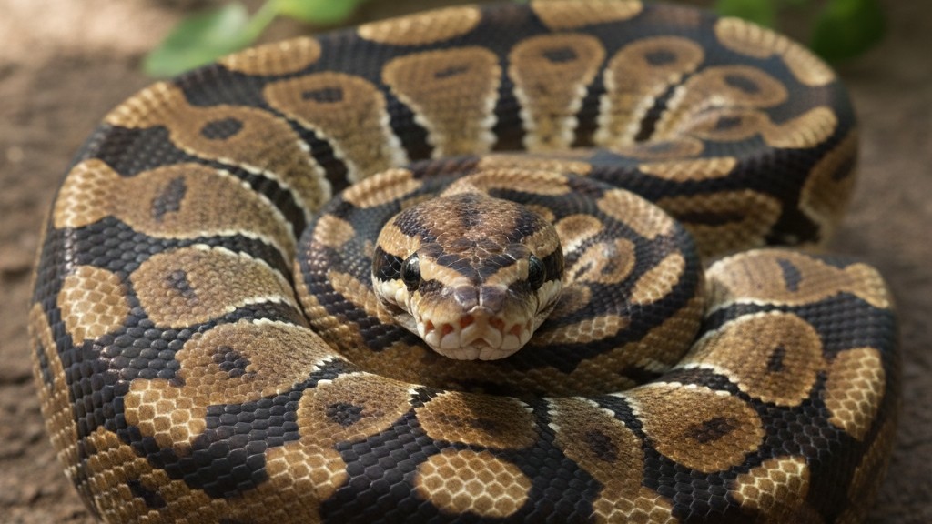 Pitón real (pitón bola)