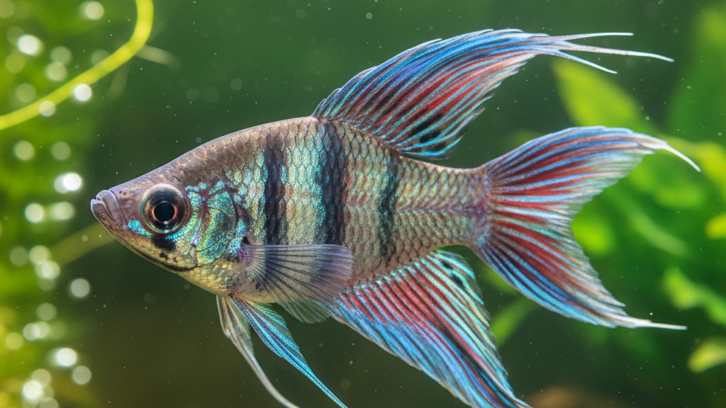 Pez paraíso (Macropodus opercularis)