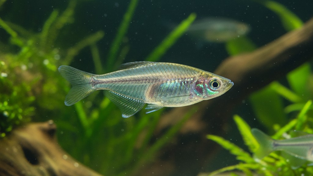 Pez cristal indio (Parambassis ranga)