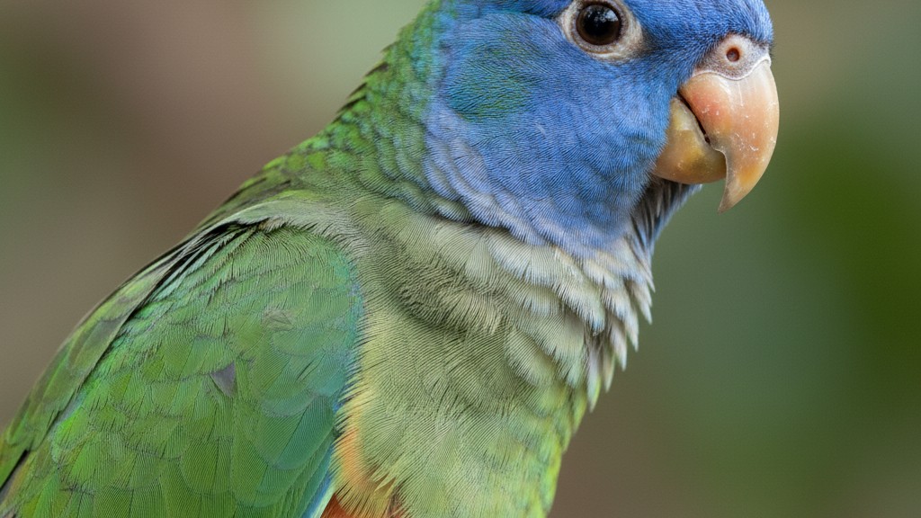 Periquito de Cabeza Azul