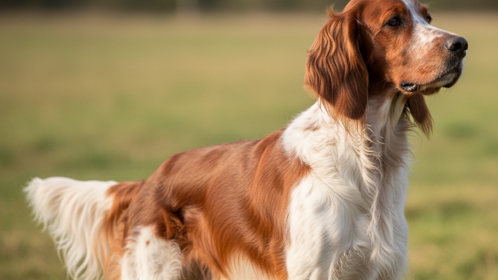 Setter Irlandés Rojo y Blanco
