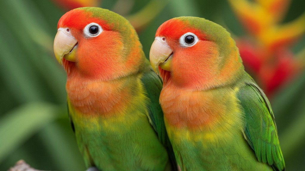 Agapornis Cabeza Naranja