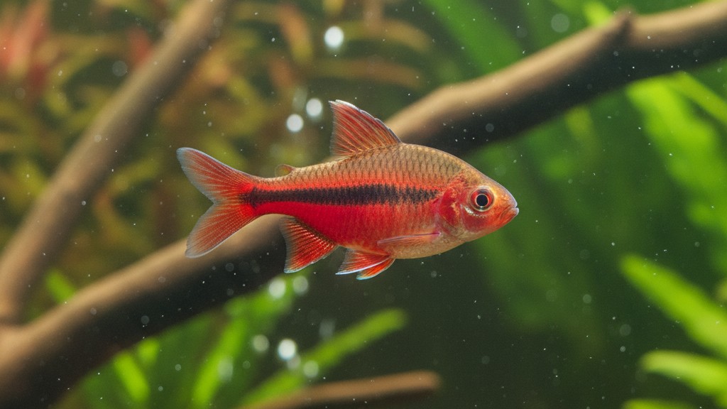 Barbo cereza (Puntius titteya)