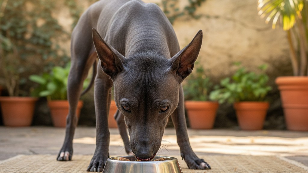 Alimentación equilibrada para un Xoloitzcuintle saludable