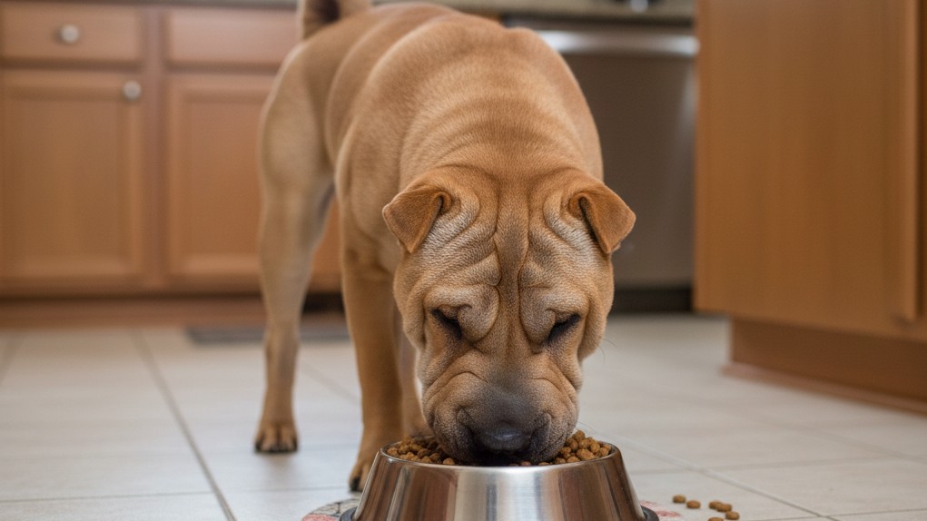 Alimentación equilibrada para un Shar Pei saludable