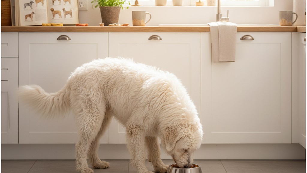 Alimentación equilibrada para un Komondor saludable