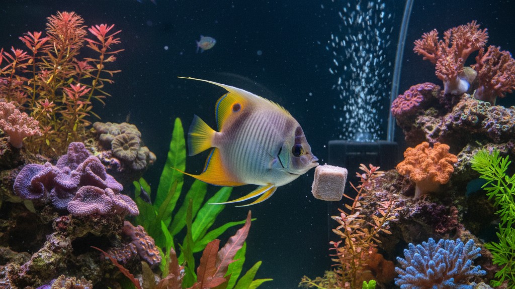 Alimentación adecuada para un Pez Ángel Mariposa saludable