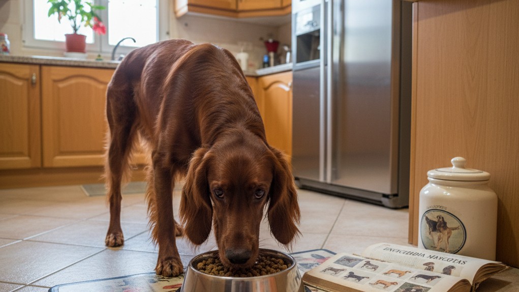 Alimentación equilibrada para el Setter Irlandés Rojo