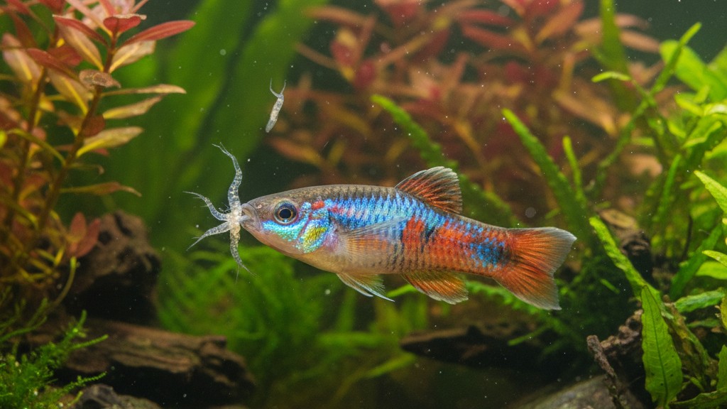 Alimentación ideal para el Pez Killifish en cautiverio