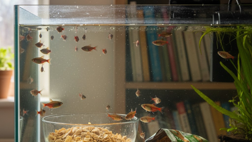 Alimentación adecuada para un pez Rasbora saludable