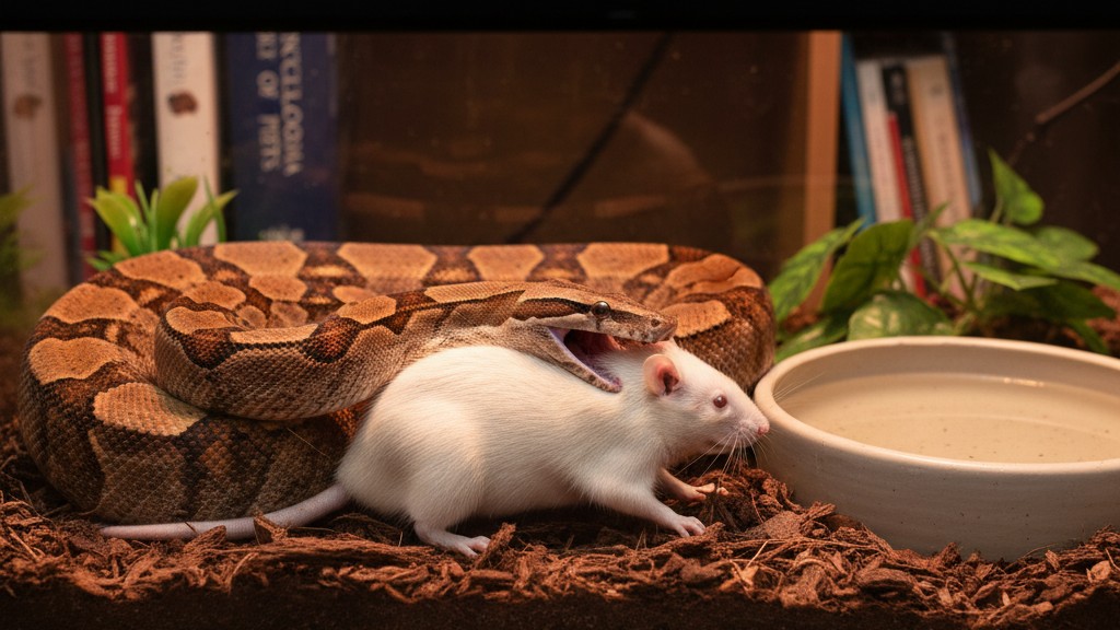 Alimentación adecuada para la boa constrictor