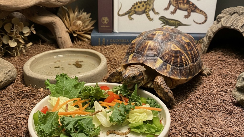 Alimentación saludable para tortugas de caja
