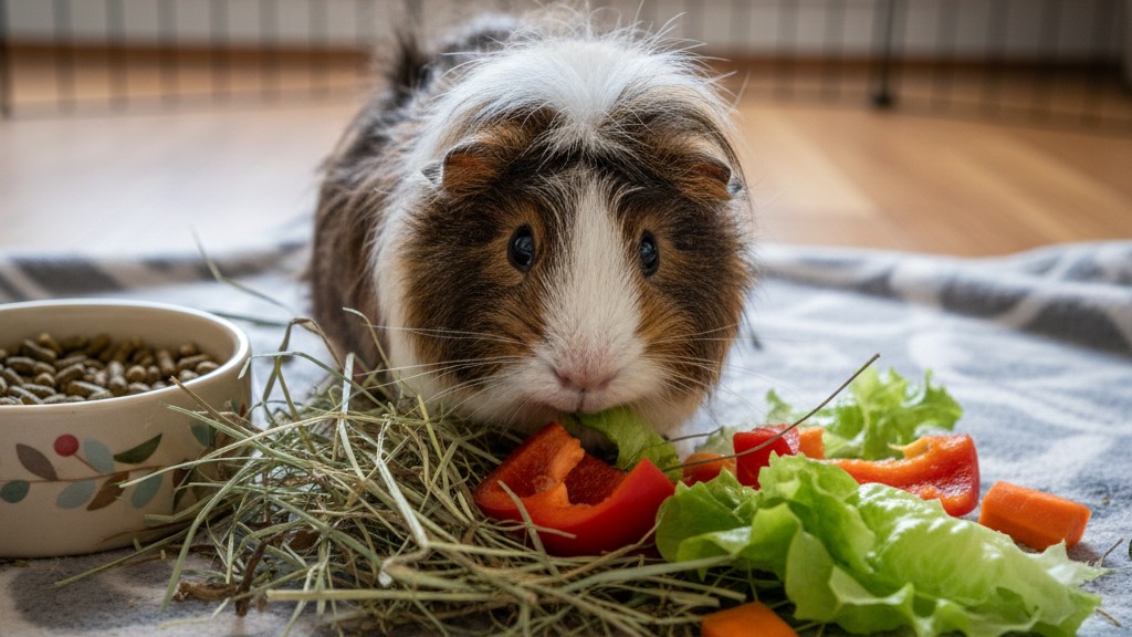 Alimentación adecuada para la cobaya peruana