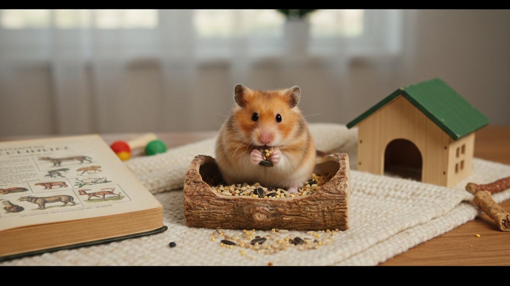 Dieta equilibrada y alimentación del Hámster Dorado