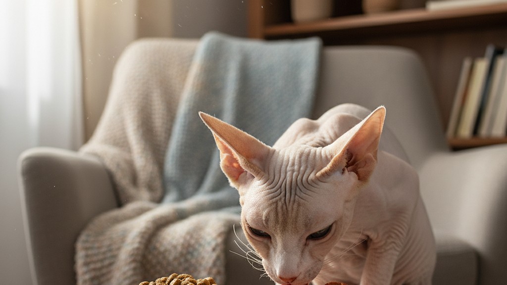 Alimentación ideal para un Peterbald saludable y activo