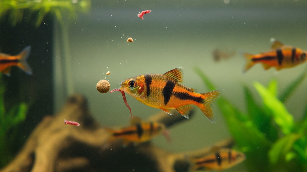 Alimentación equilibrada para un Barbo tigre saludable
