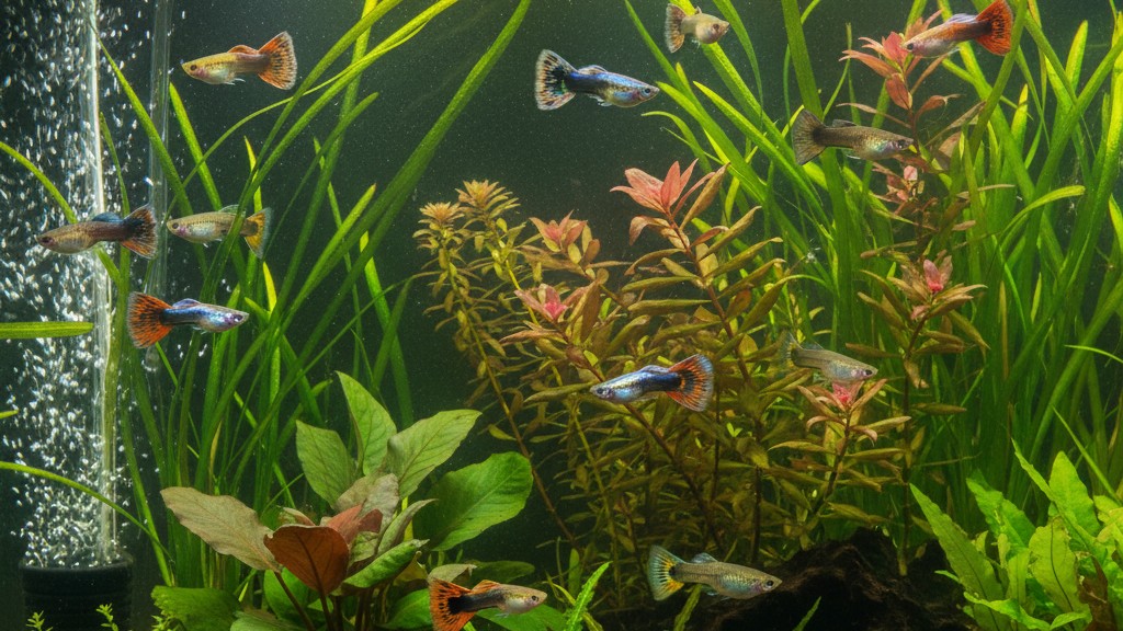 Comportamiento y socialización del guppy en el acuario