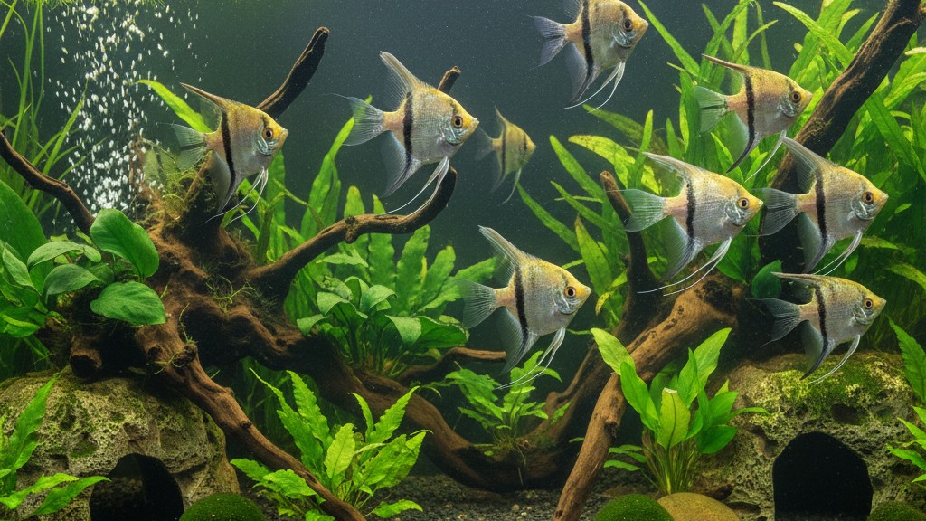 Comportamiento del Escalar: temperamento y actividades