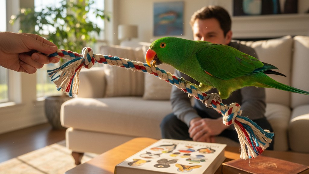 Comportamiento y sociabilidad del Loro Eclectus Verde