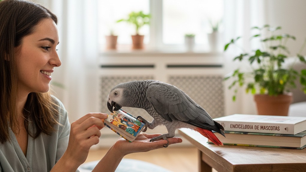 Temperamento y conducta del Loro Gris Africano en casa