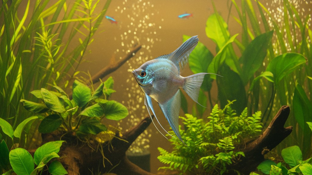 Cómo es el carácter y comportamiento del Pez Ángel Azul