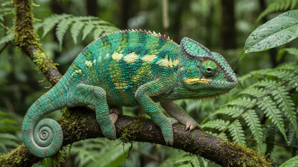 Temperamento y conducta típica del camaleón de Parson