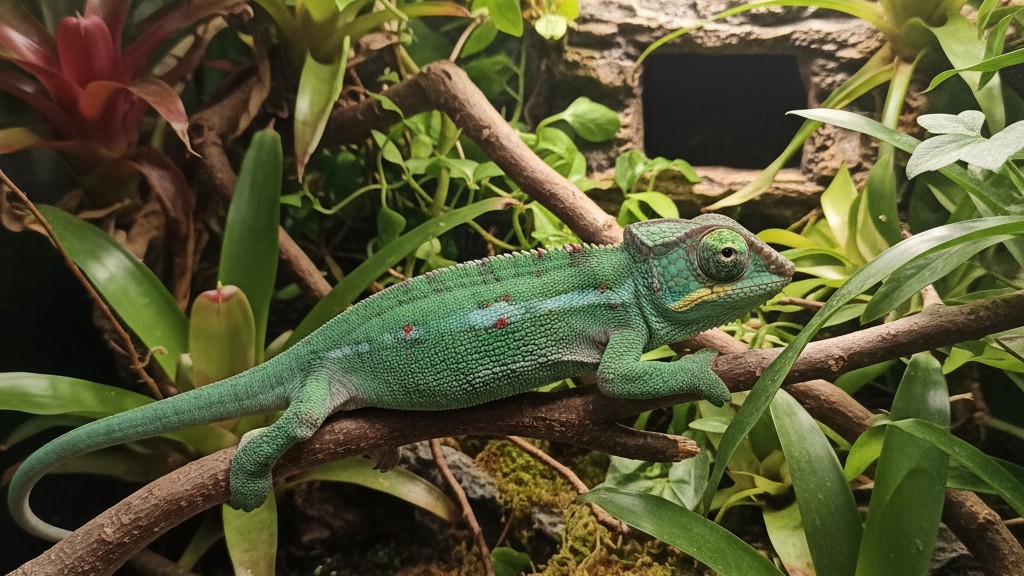 Temperamento y actividades ideales para el camaleón de Phelsuma