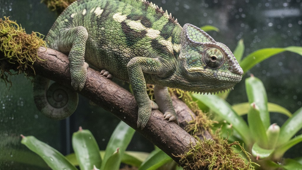 Temperamento y comportamiento típico del Camaleón de Meller