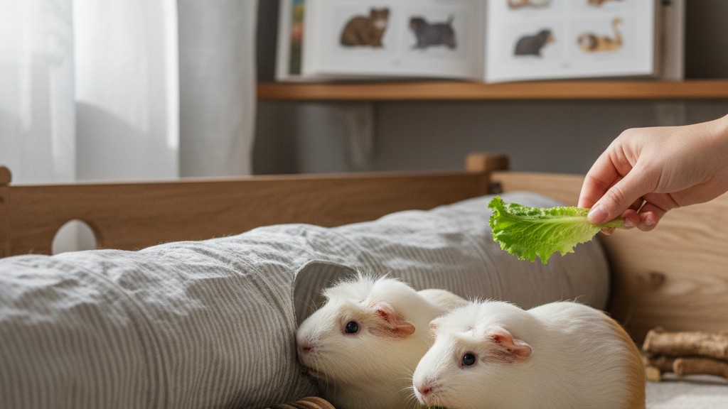 Comportamiento y socialización típica de la cobaya White Crested