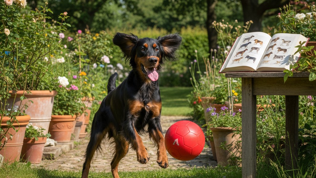 Temperamento y conducta del Setter Gordon: energía e inteligencia