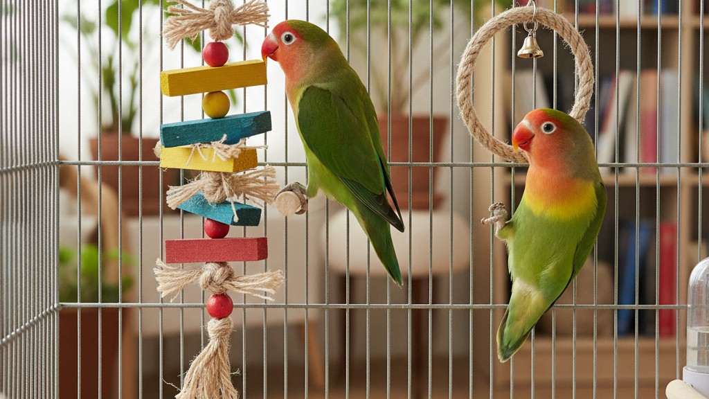 Comportamiento y socialización del Agapornis Fisher