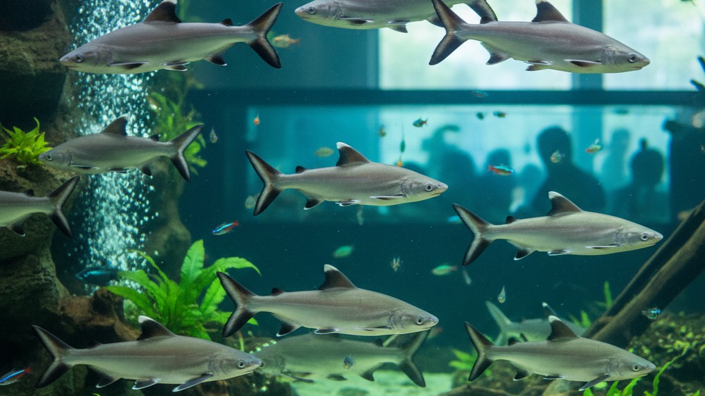 Comportamiento y sociabilidad del Bala Shark en el acuario