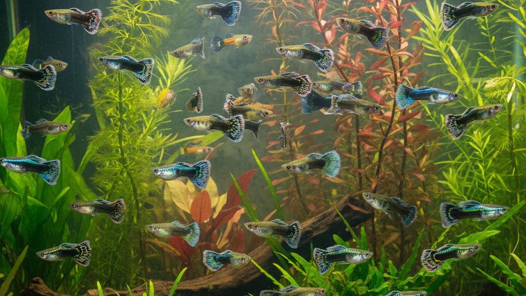 Comportamiento y socialización del pez Guppy Cobra