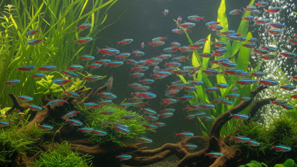 Comportamiento y socialización del Pez Tetra Neon Azul