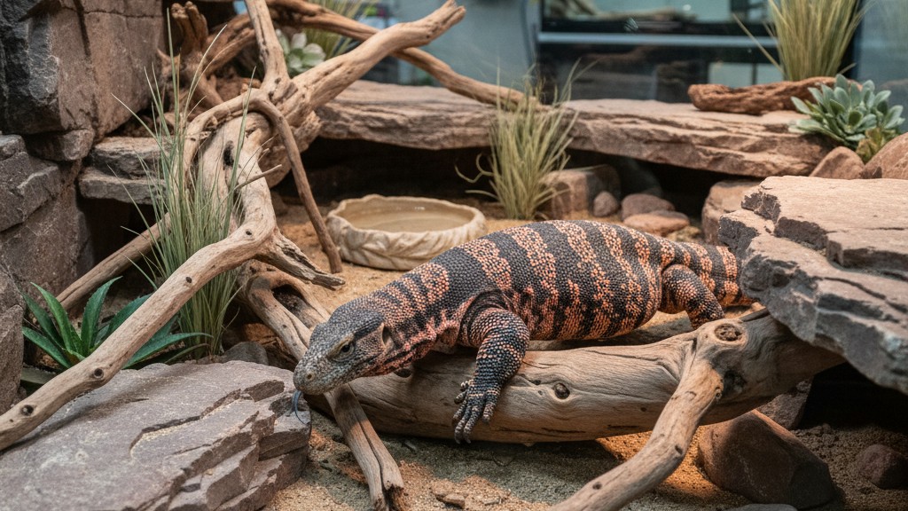 Comportamiento típico y manejo del Monstruo de Gila