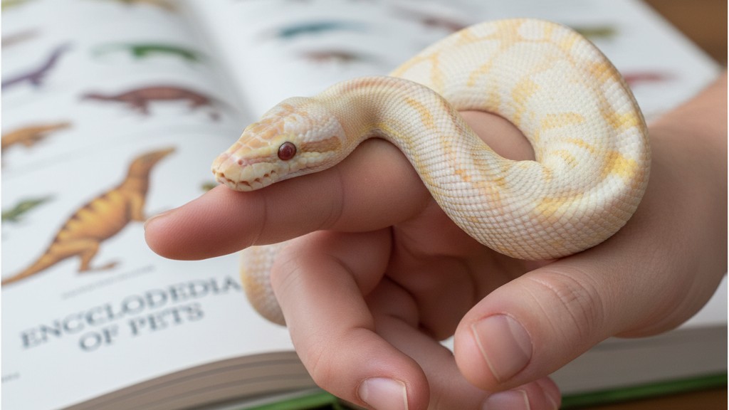 Temperamento y formas de interactuar con tu serpiente bola albina