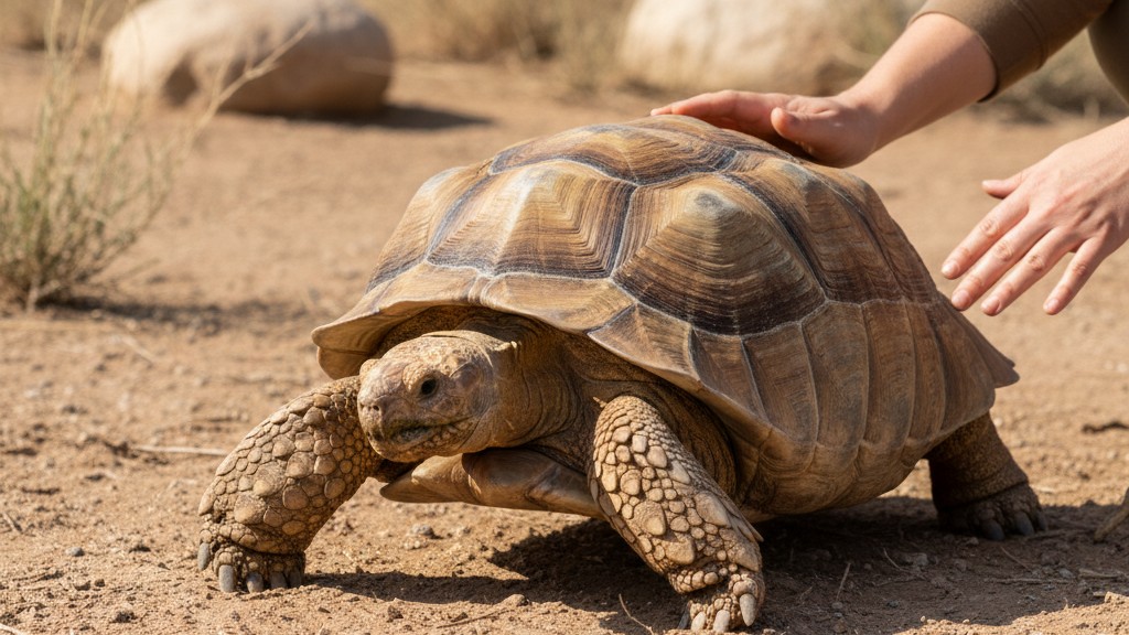 Comportamiento y temperamento típico de la tortuga africana