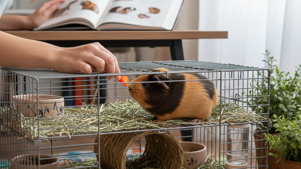 Características y manejo del comportamiento de la cobaya Abisinio