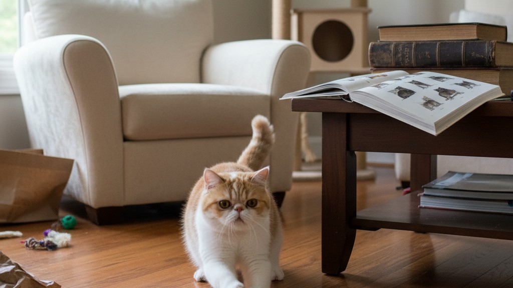 Temperamento y comportamiento típicos del Exótico de pelo corto