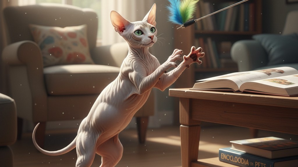 Temperamento y conducta típica del gato Peterbald