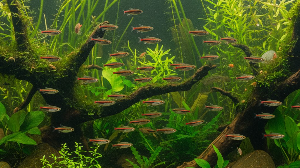 Comportamiento y temperamento del pez lápiz en acuarios