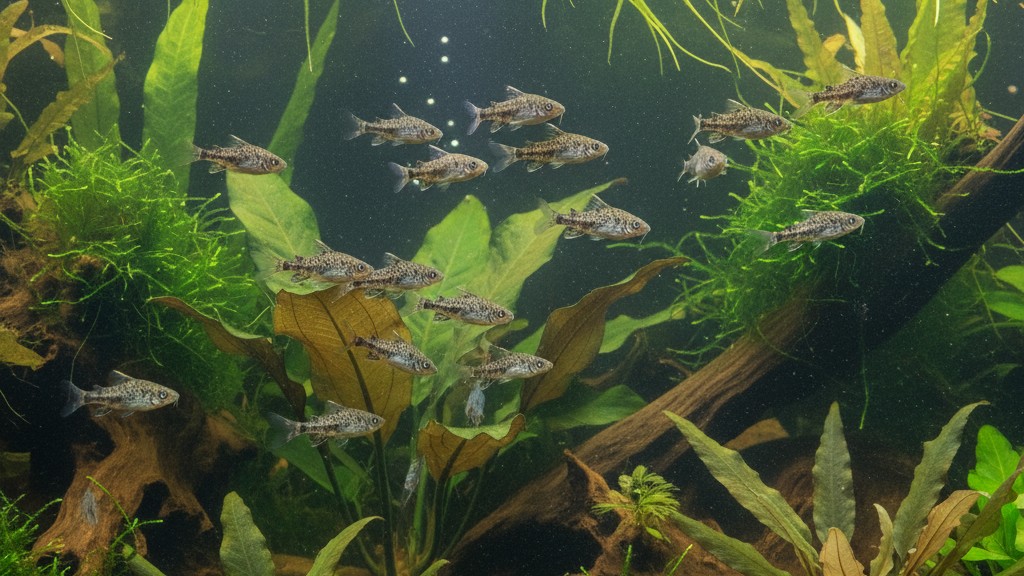 Comportamiento típico y socialización del Otocinclus