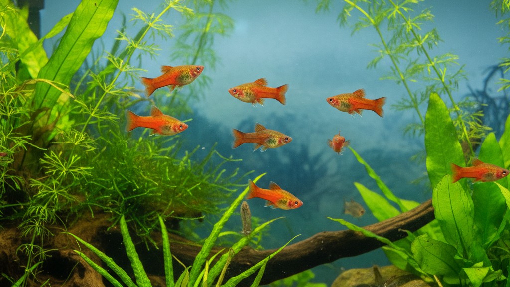 Temperamento y comportamiento típico del pez Platy