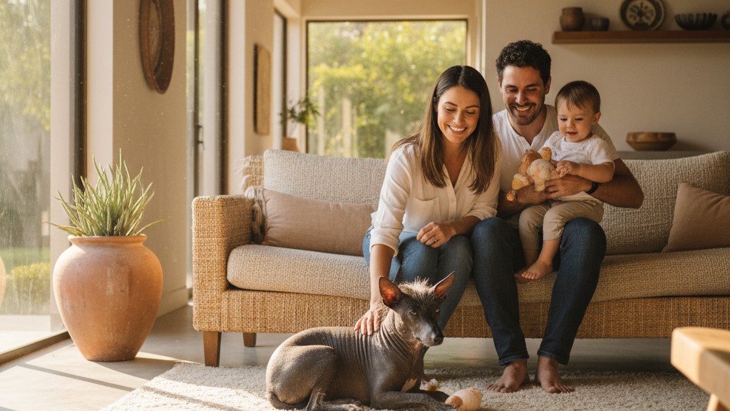 Cómo integrar al Xoloitzcuintle en tu hogar y rutina diaria