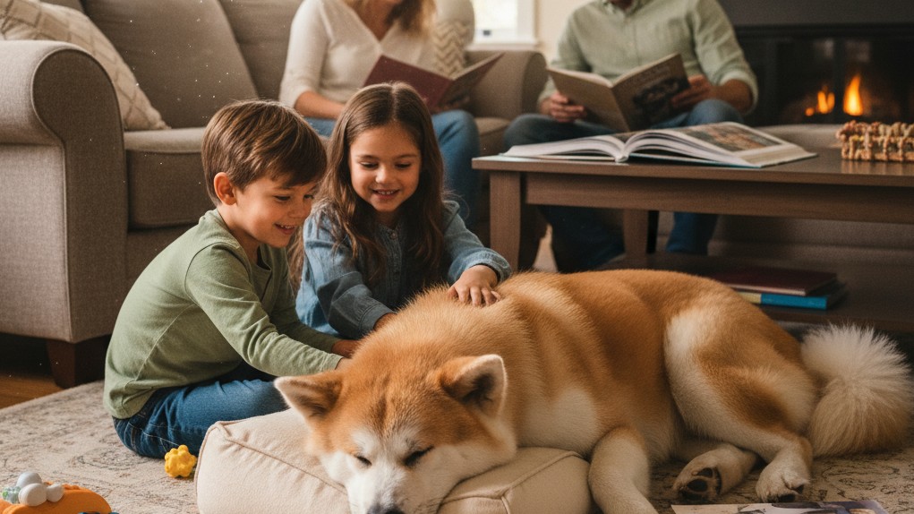 Consejos para una buena convivencia con un Akita en el hogar