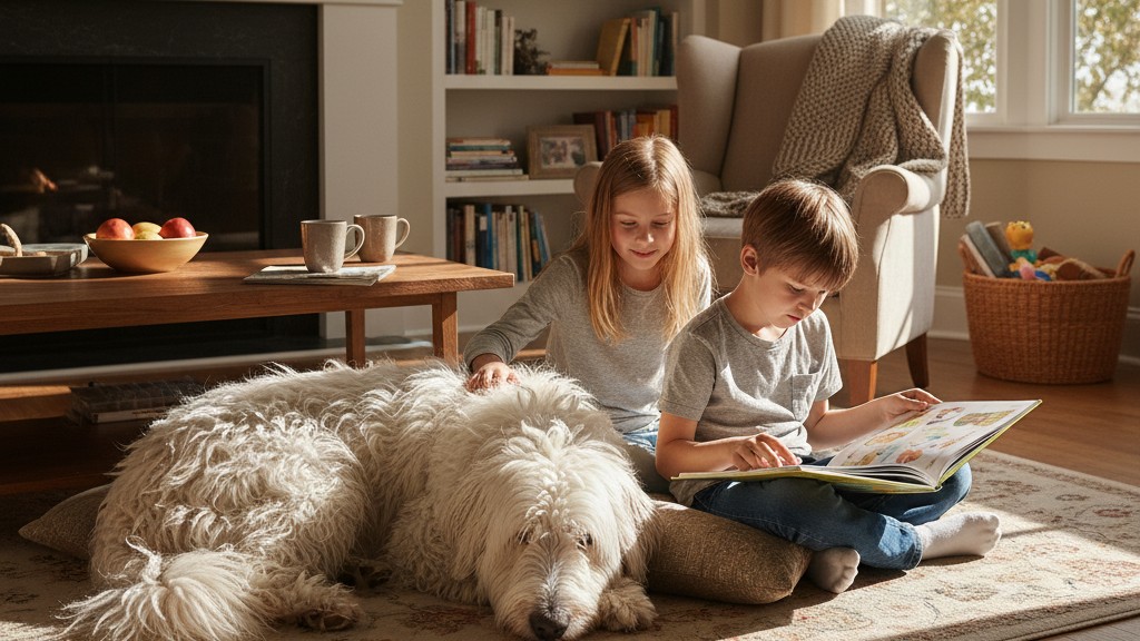 Adaptación y vida diaria con un Komondor en casa
