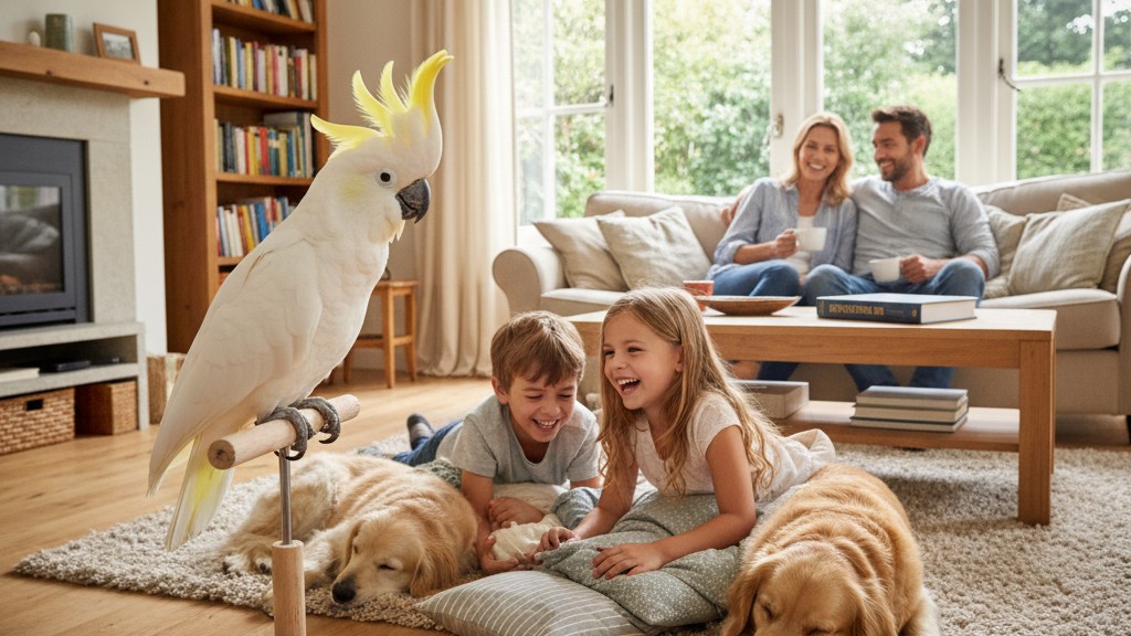 Consejos para una buena convivencia con un Kakatoe en casa